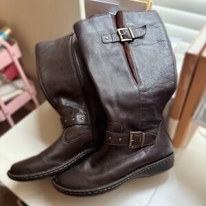 BOC Brown Leather Tall Austin Boots Sz 9